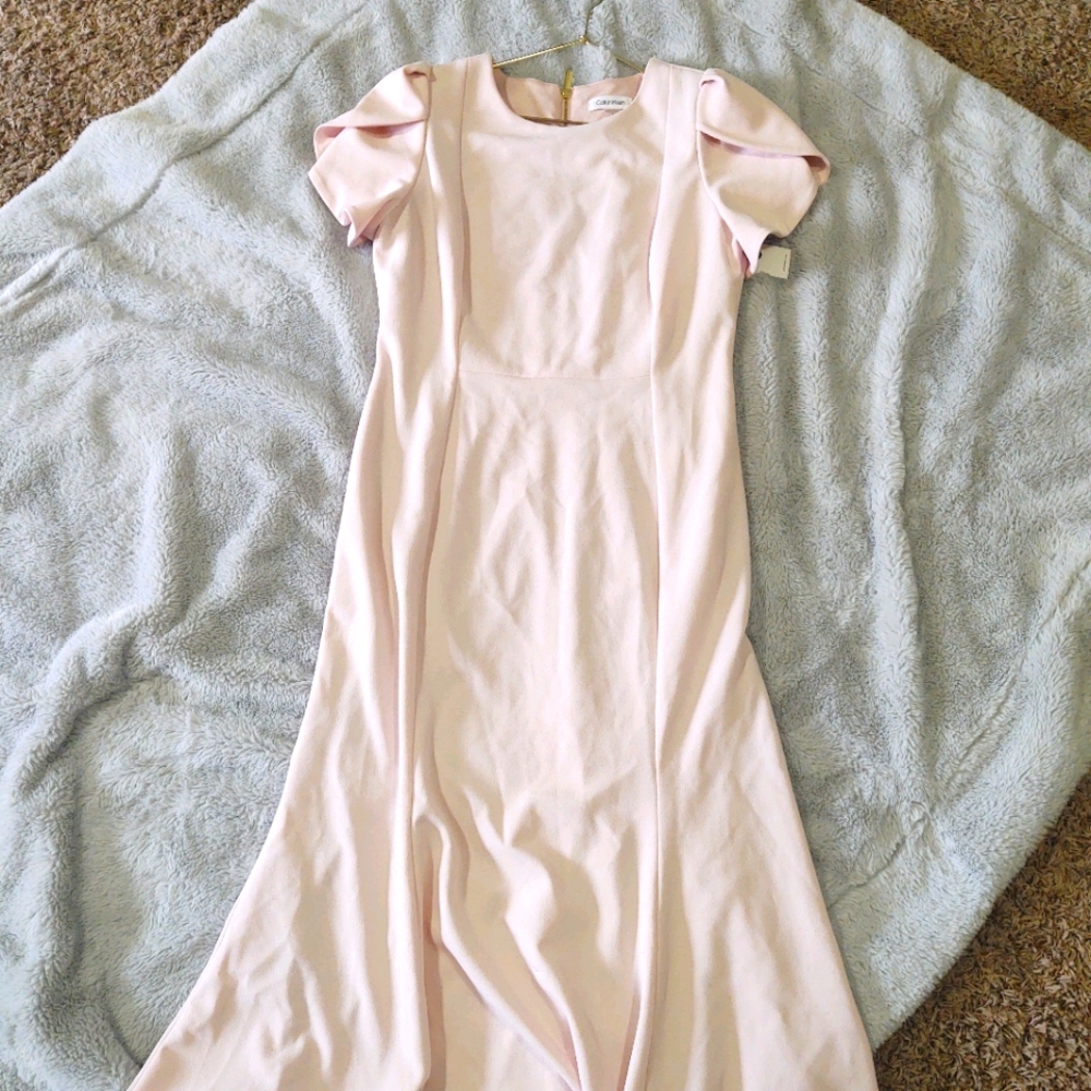Baby Pink Calvin Klein Dress